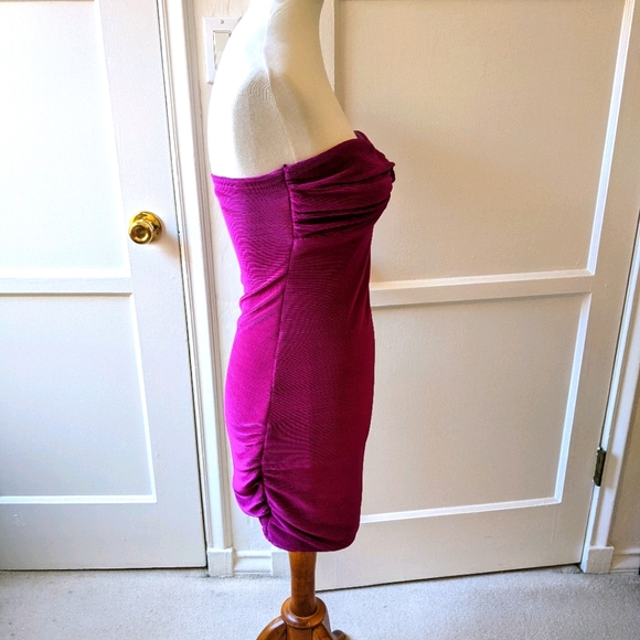 Va Va Voom strapless bodycon ribbed dress NWOT - Picture 7 of 9